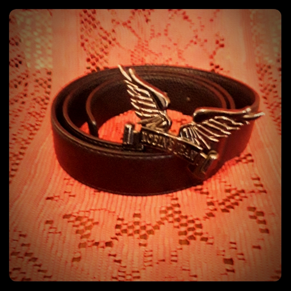 Authentic men's Robin leather belt